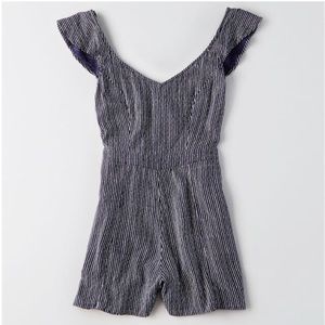American Eagle Outfitters Striped Romper